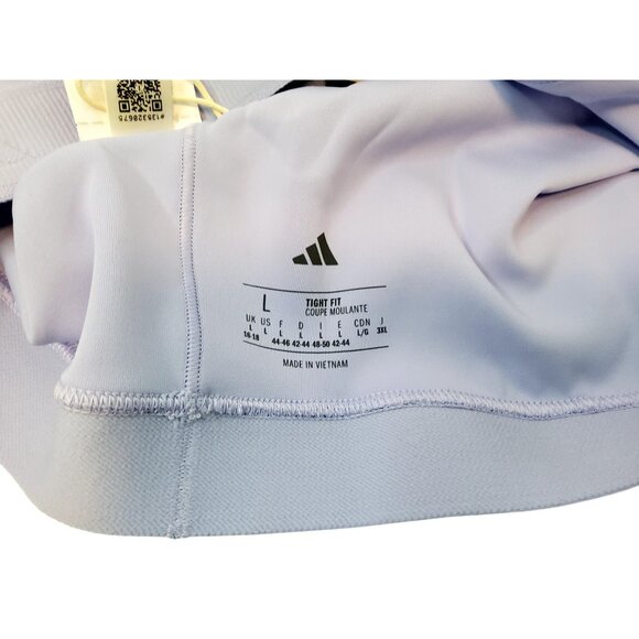 Adidas Womens Lavender Sports Bra L Tight Fit With Adjustable Straps & Stylish W - Picture 3 of 11